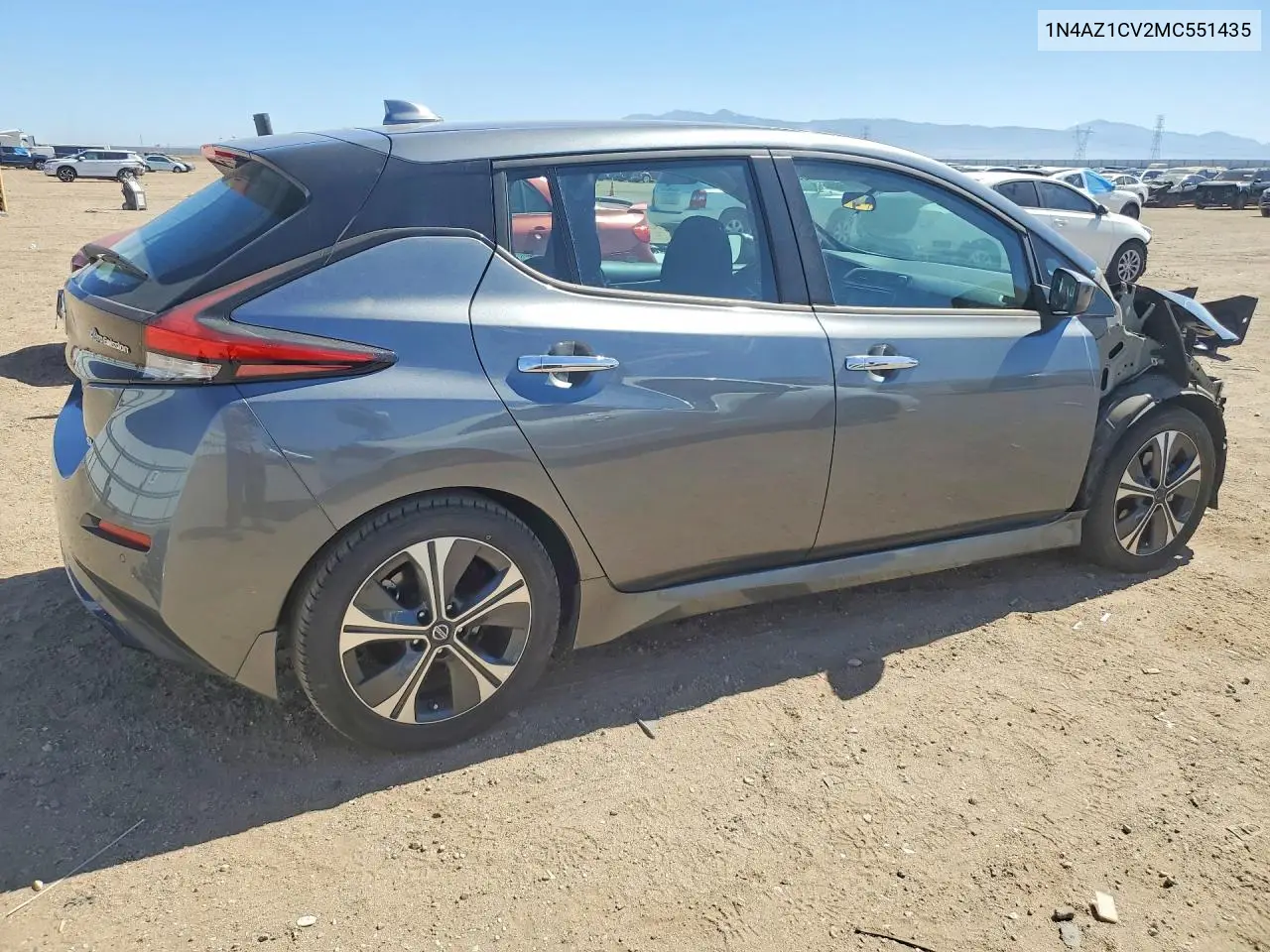 2021 Nissan Leaf Sv VIN: 1N4AZ1CV2MC551435 Lot: 59323426