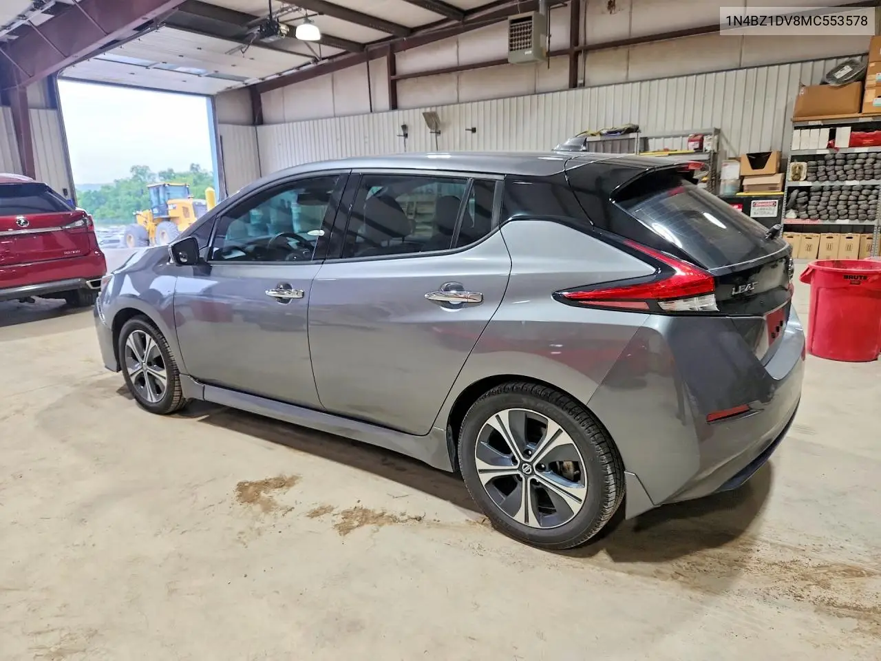 2021 Nissan Leaf Sl Plus VIN: 1N4BZ1DV8MC553578 Lot: 60185656