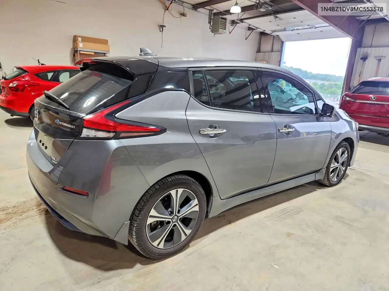 2021 Nissan Leaf Sl Plus VIN: 1N4BZ1DV8MC553578 Lot: 60185656
