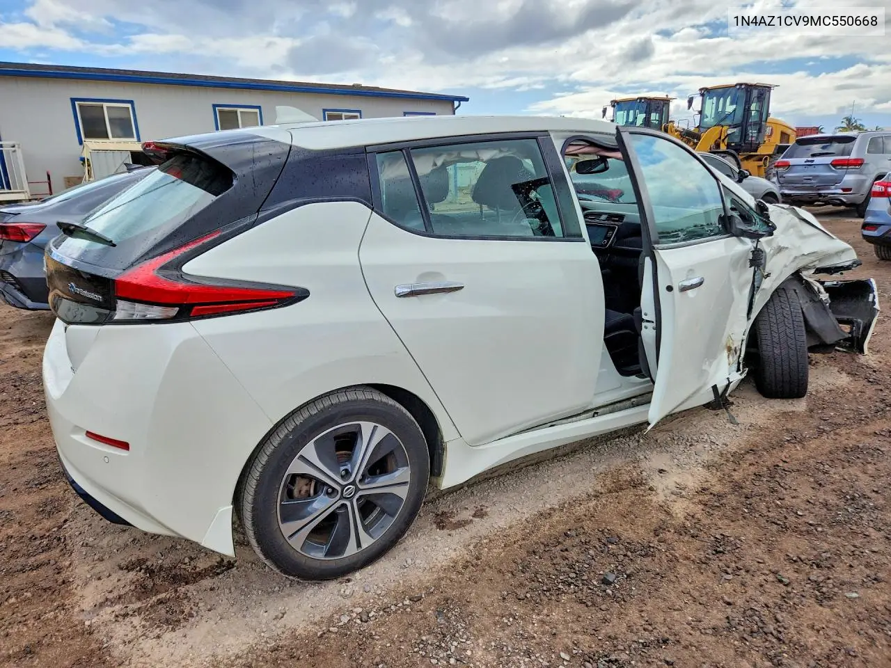 2021 Nissan Leaf Sv VIN: 1N4AZ1CV9MC550668 Lot: 61218296