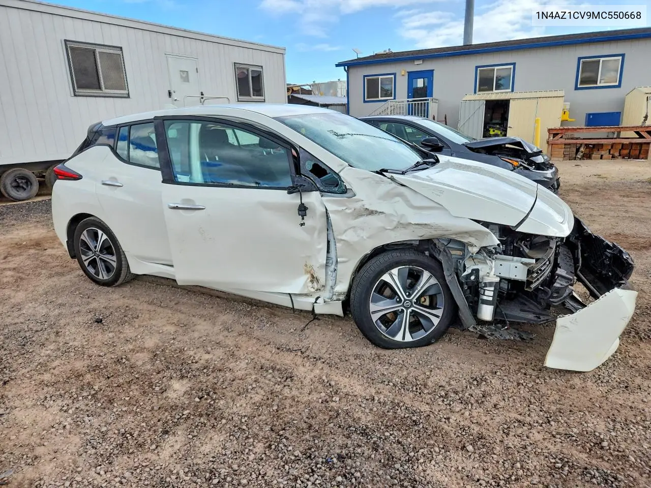 2021 Nissan Leaf Sv VIN: 1N4AZ1CV9MC550668 Lot: 61218296