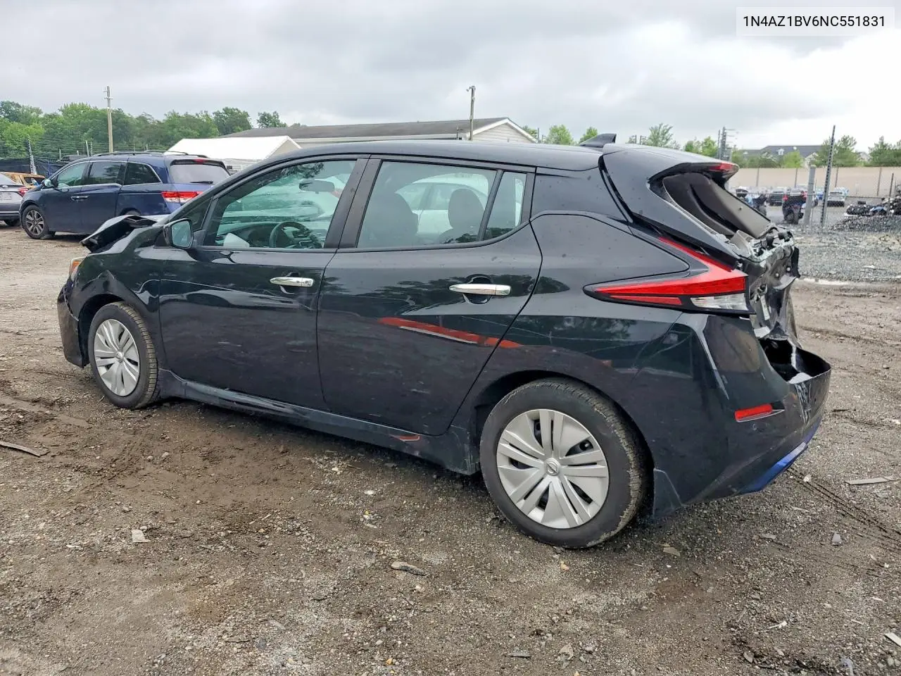 2022 Nissan Leaf S VIN: 1N4AZ1BV6NC551831 Lot: 54824976
