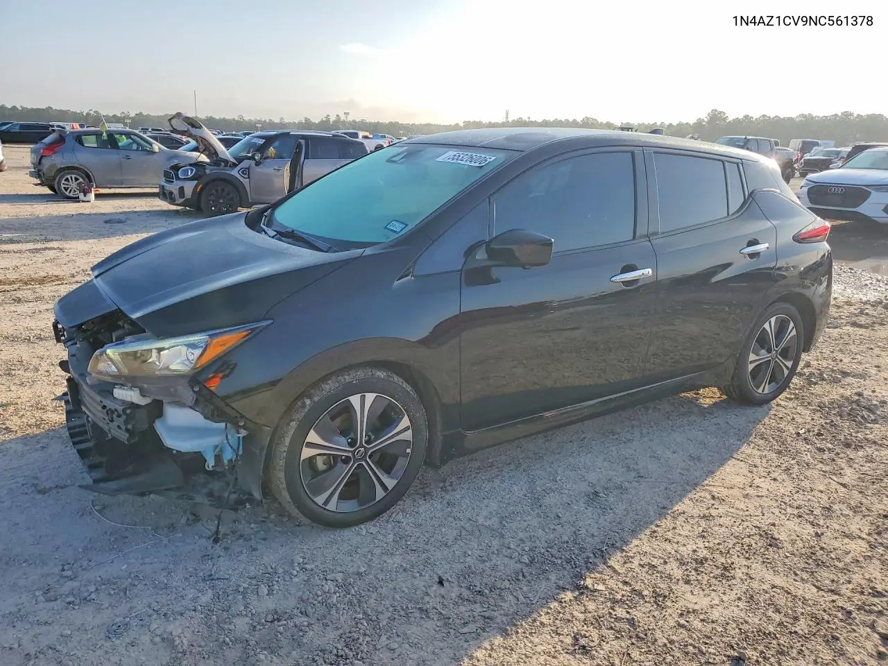 2022 Nissan Leaf Sv VIN: 1N4AZ1CV9NC561378 Lot: 55326006