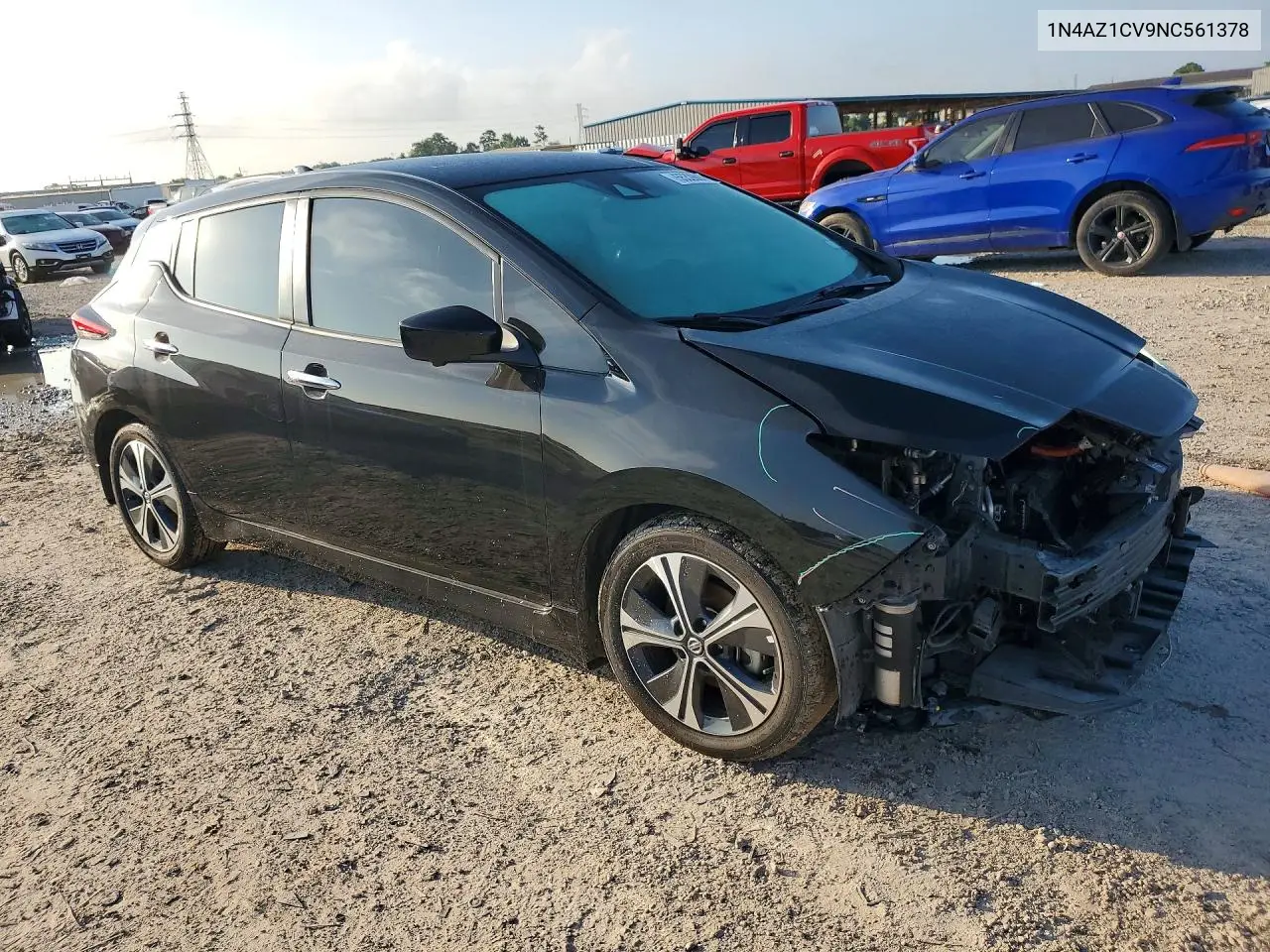 2022 Nissan Leaf Sv VIN: 1N4AZ1CV9NC561378 Lot: 55326006
