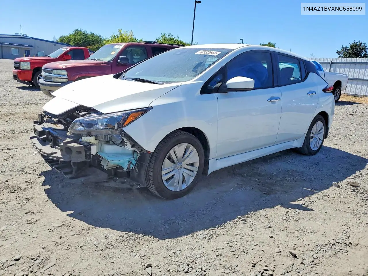 2022 Nissan Leaf S VIN: 1N4AZ1BVXNC558099 Lot: 56130546