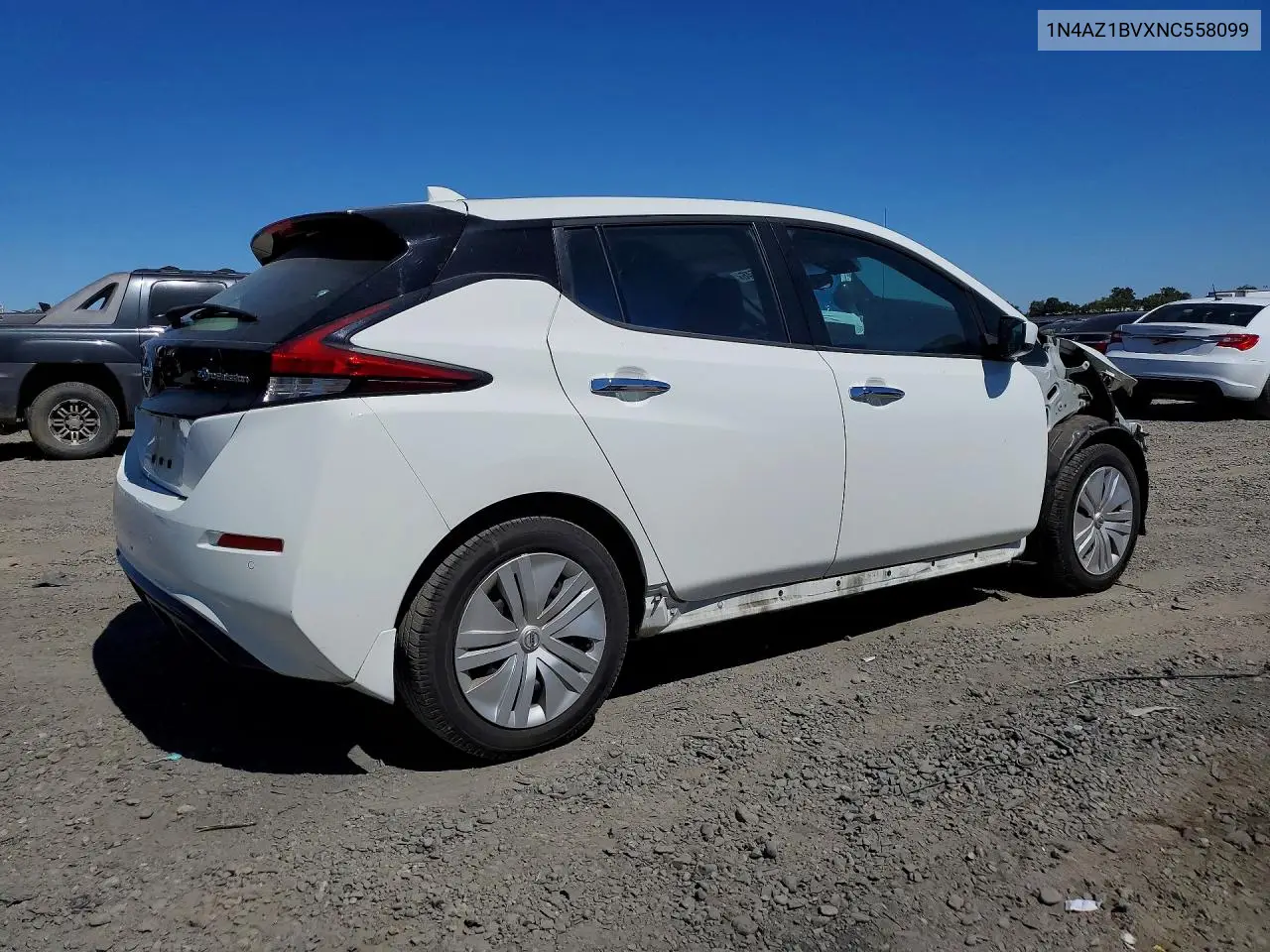 2022 Nissan Leaf S VIN: 1N4AZ1BVXNC558099 Lot: 56130546