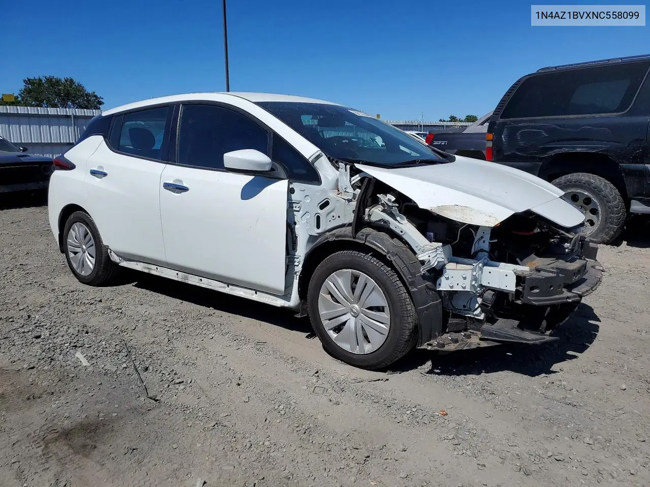 2022 Nissan Leaf S VIN: 1N4AZ1BVXNC558099 Lot: 56130546