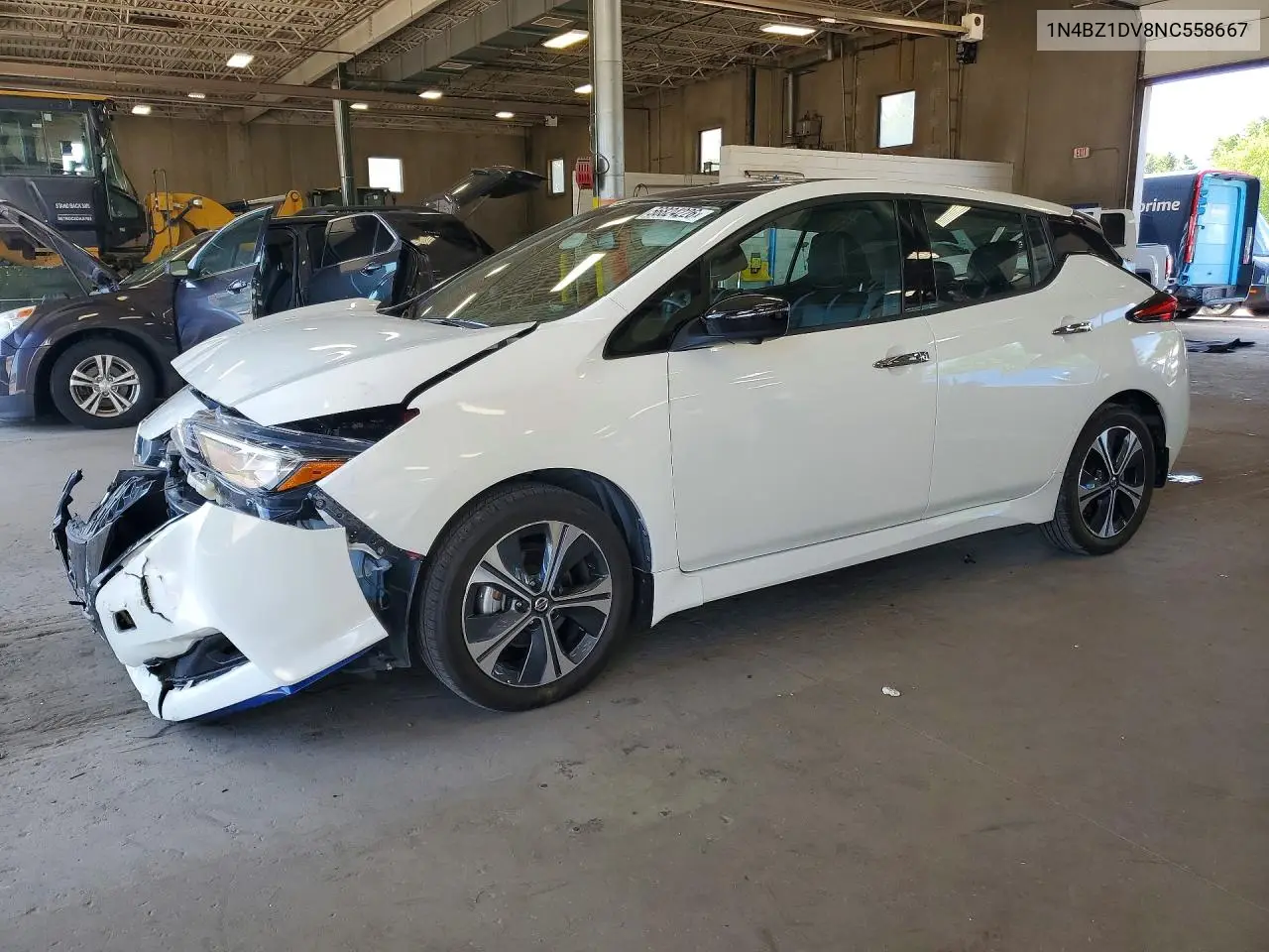 2022 Nissan Leaf Sl Plus VIN: 1N4BZ1DV8NC558667 Lot: 56824226