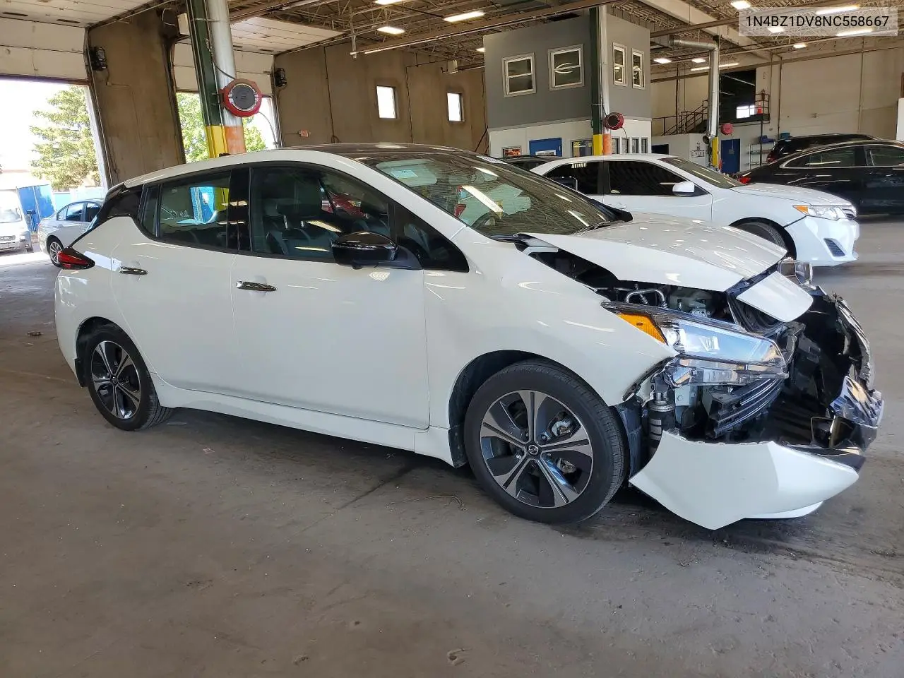 2022 Nissan Leaf Sl Plus VIN: 1N4BZ1DV8NC558667 Lot: 56824226