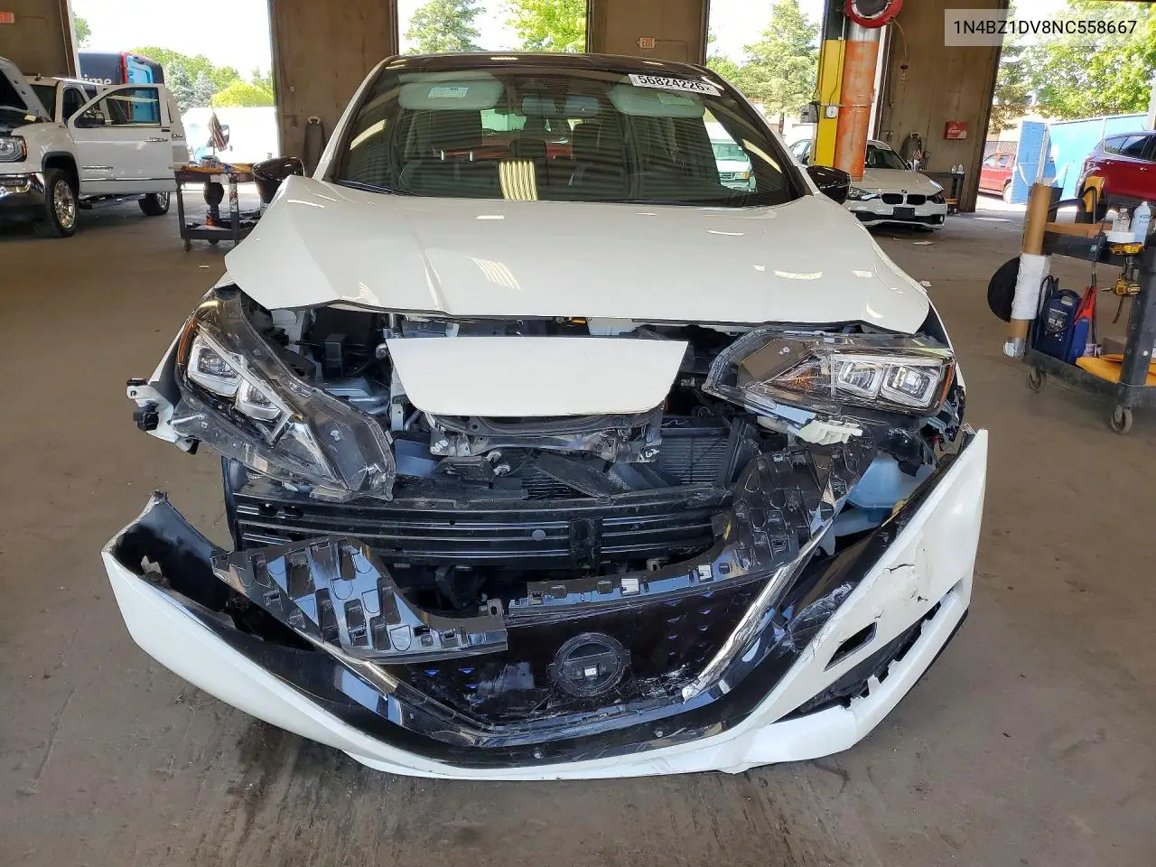 2022 Nissan Leaf Sl Plus VIN: 1N4BZ1DV8NC558667 Lot: 56824226