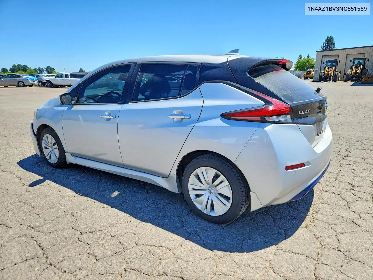 2022 Nissan Leaf S VIN: 1N4AZ1BV3NC551589 Lot: 57367536