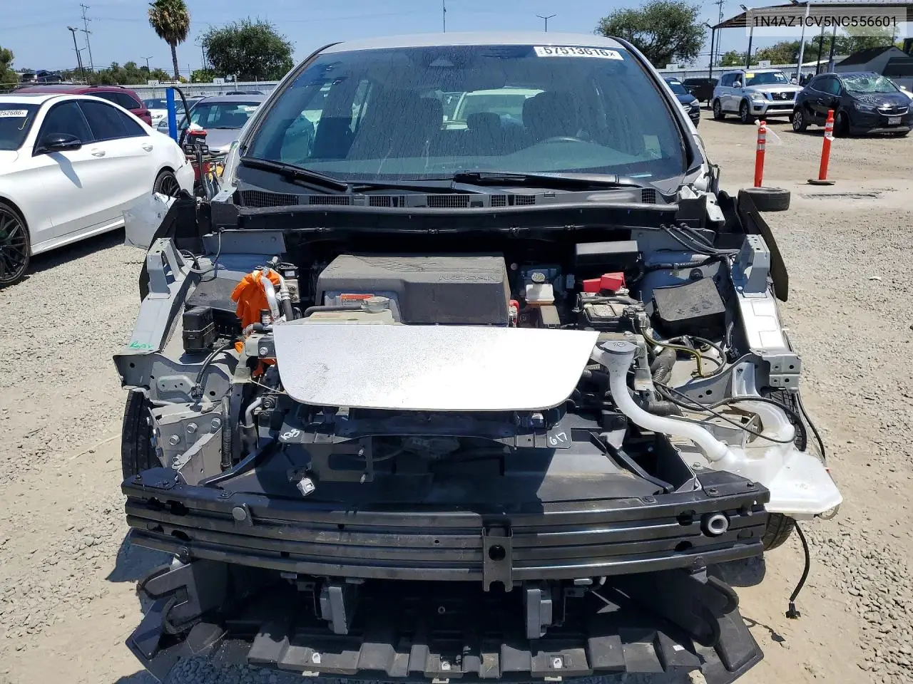 2022 Nissan Leaf Sv VIN: 1N4AZ1CV5NC556601 Lot: 57513616