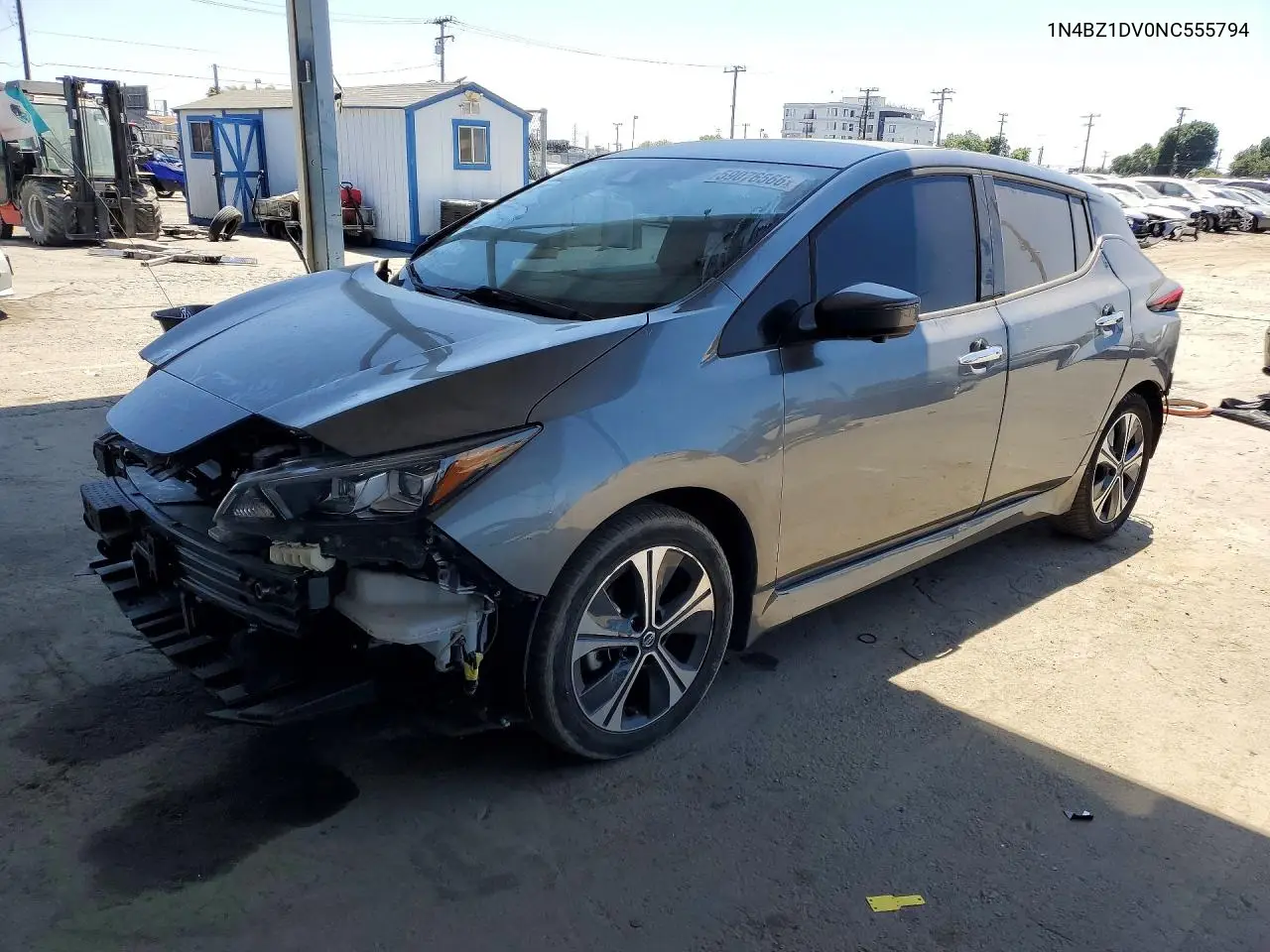 2022 Nissan Leaf Sl Plus VIN: 1N4BZ1DV0NC555794 Lot: 59076566