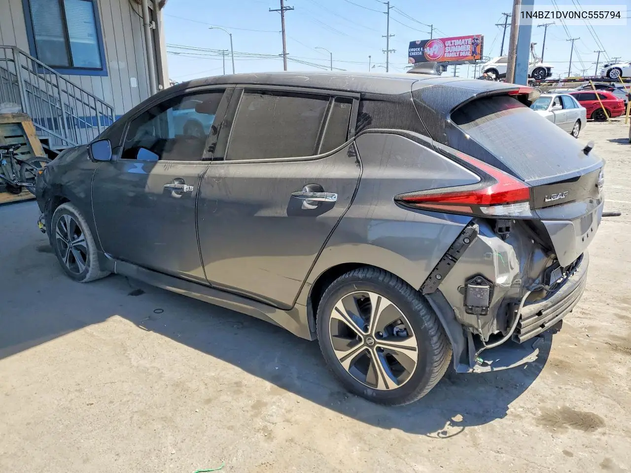 2022 Nissan Leaf Sl Plus VIN: 1N4BZ1DV0NC555794 Lot: 59076566