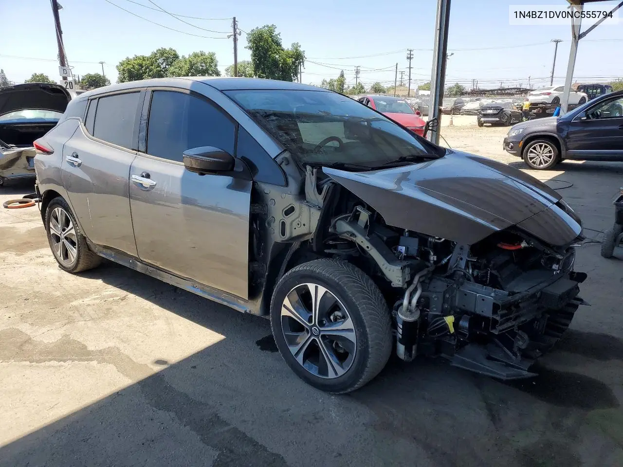 2022 Nissan Leaf Sl Plus VIN: 1N4BZ1DV0NC555794 Lot: 59076566