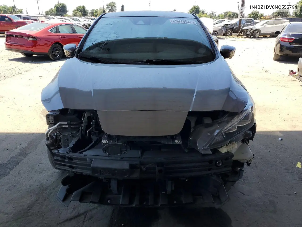 2022 Nissan Leaf Sl Plus VIN: 1N4BZ1DV0NC555794 Lot: 59076566