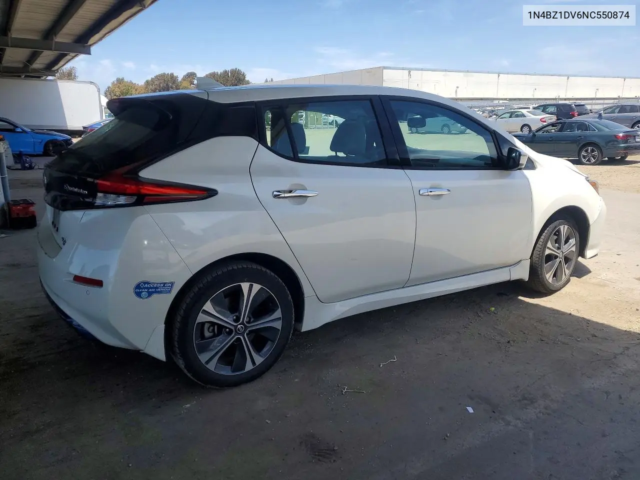 2022 Nissan Leaf Sl Plus VIN: 1N4BZ1DV6NC550874 Lot: 59647436