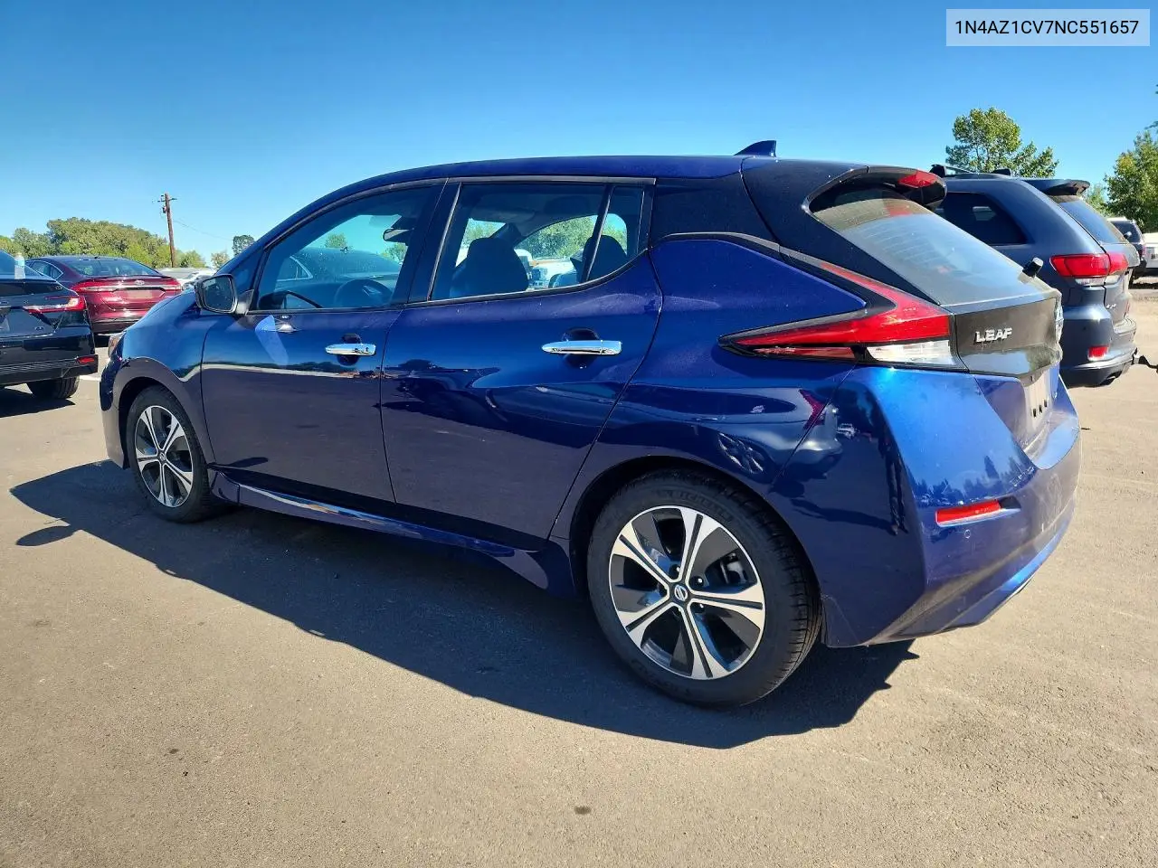 2022 Nissan Leaf Sv VIN: 1N4AZ1CV7NC551657 Lot: 60425716