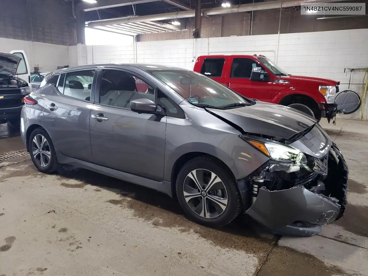 2022 Nissan Leaf Sv Plus VIN: 1N4BZ1CV4NC559087 Lot: 61557456
