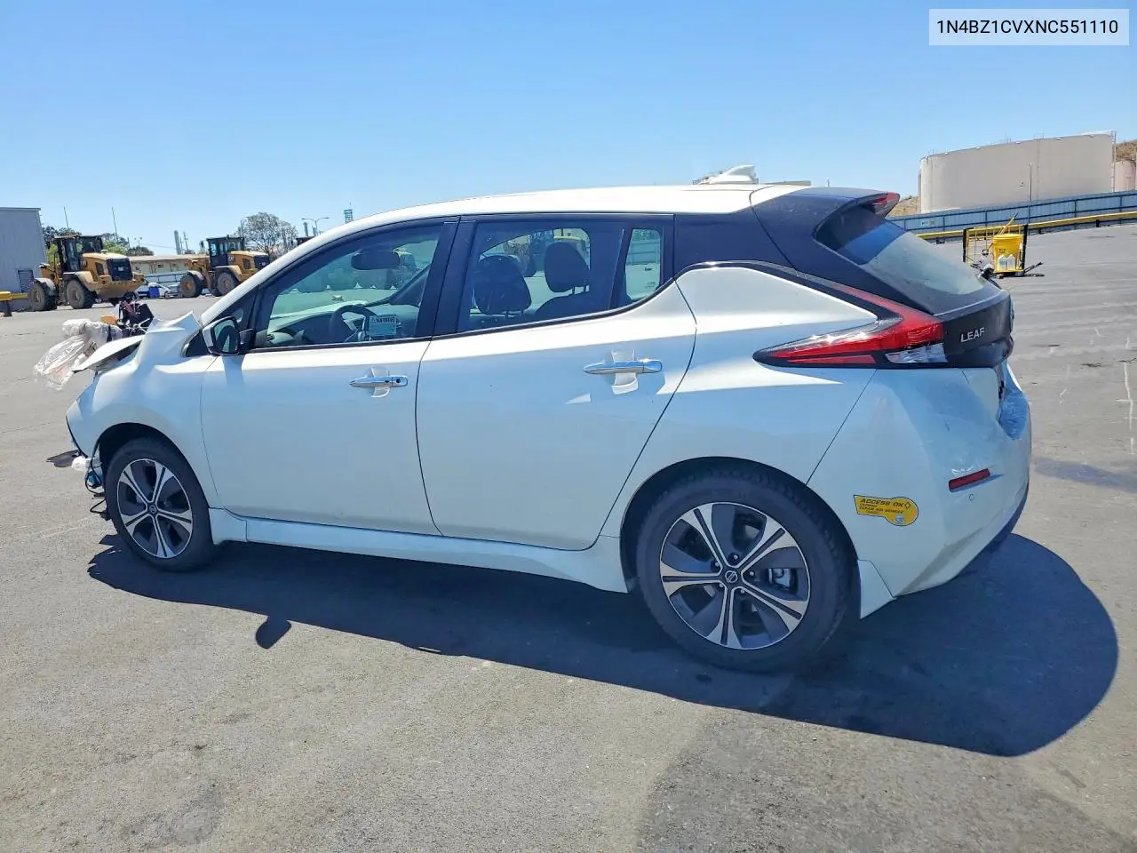 2022 Nissan Leaf Sv Plus VIN: 1N4BZ1CVXNC551110 Lot: 61882536