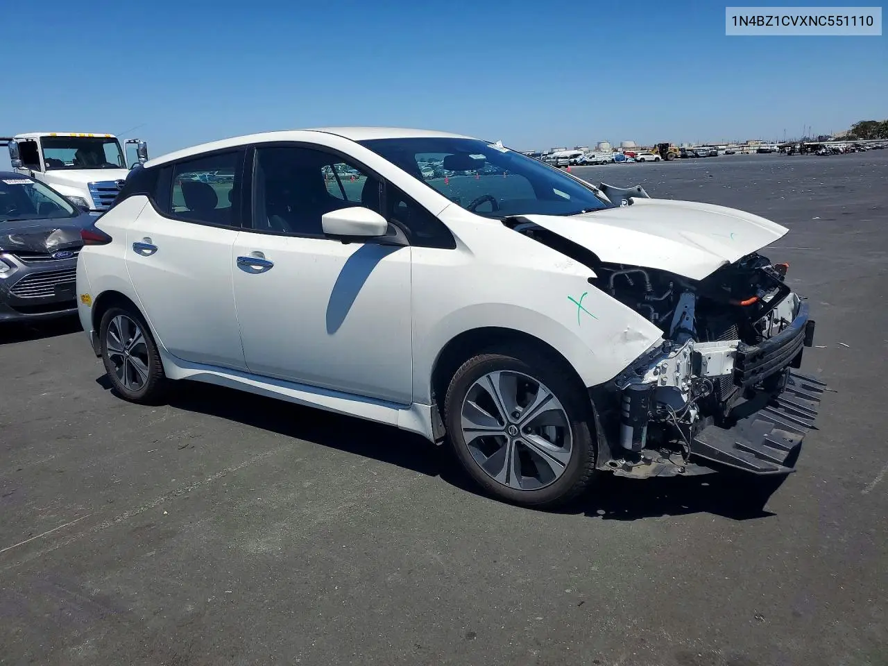 2022 Nissan Leaf Sv Plus VIN: 1N4BZ1CVXNC551110 Lot: 61882536