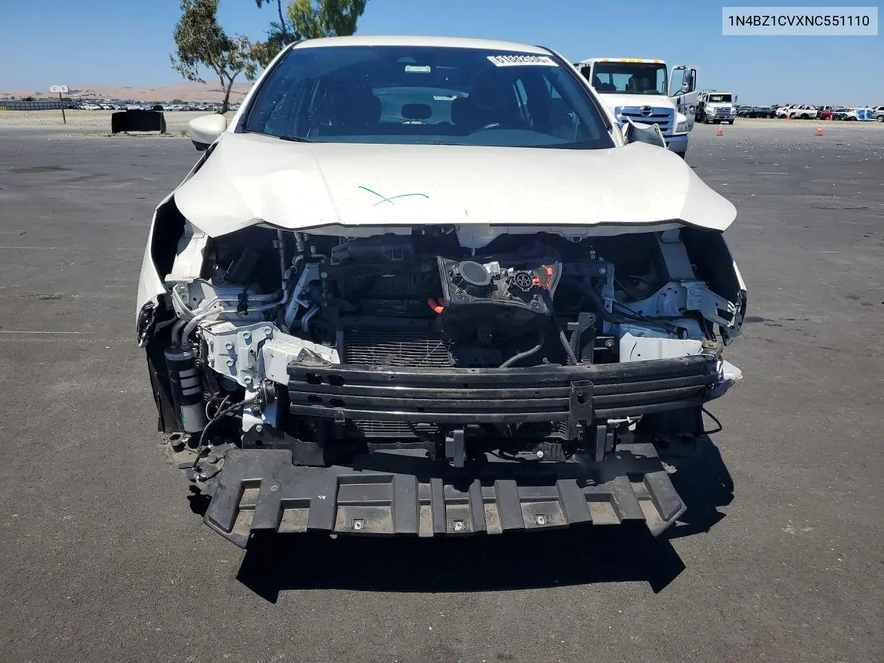 2022 Nissan Leaf Sv Plus VIN: 1N4BZ1CVXNC551110 Lot: 61882536