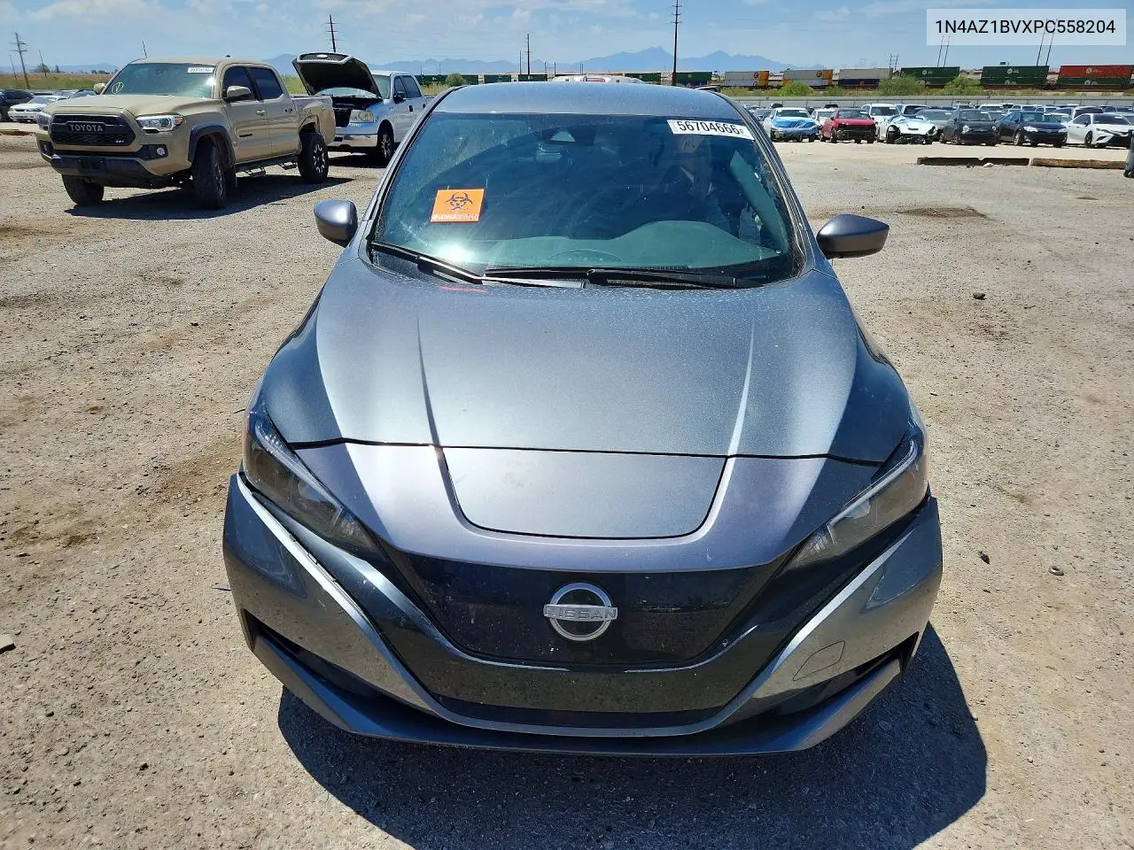 2023 Nissan Leaf S VIN: 1N4AZ1BVXPC558204 Lot: 56704666