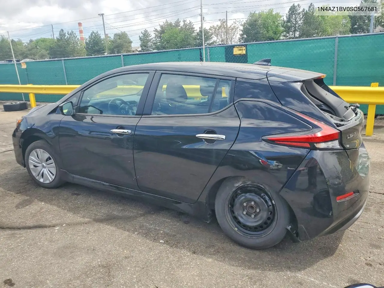 2025 Nissan Leaf S VIN: 1N4AZ1BV0SC567681 Lot: 53580146