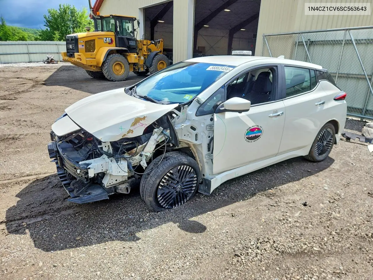 2025 Nissan Leaf Sv Plus VIN: 1N4CZ1CV6SC563643 Lot: 56863456