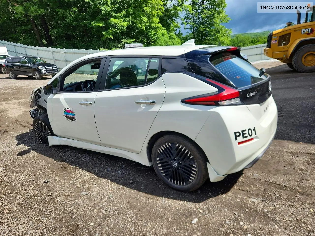2025 Nissan Leaf Sv Plus VIN: 1N4CZ1CV6SC563643 Lot: 56863456