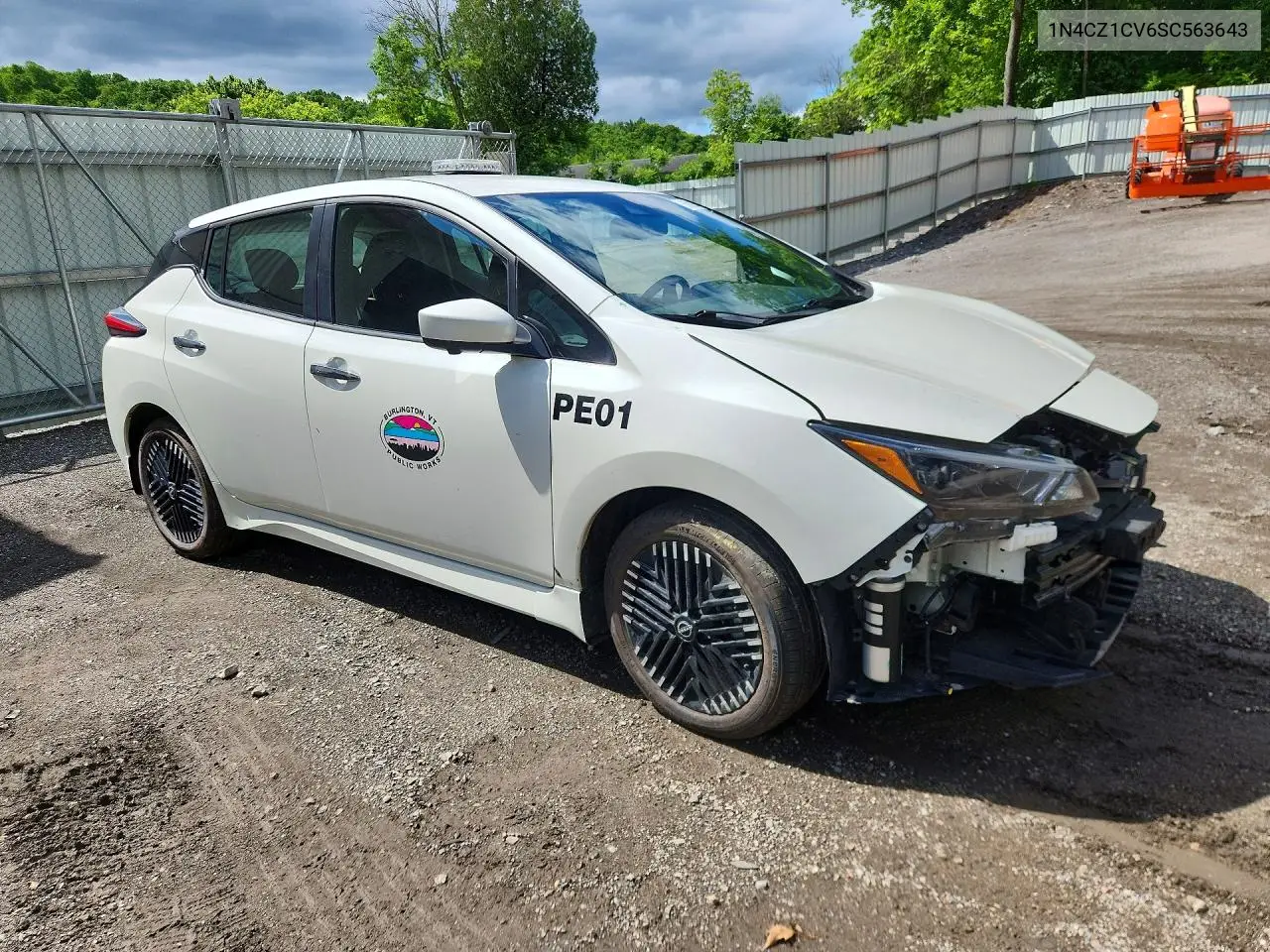 2025 Nissan Leaf Sv Plus VIN: 1N4CZ1CV6SC563643 Lot: 56863456