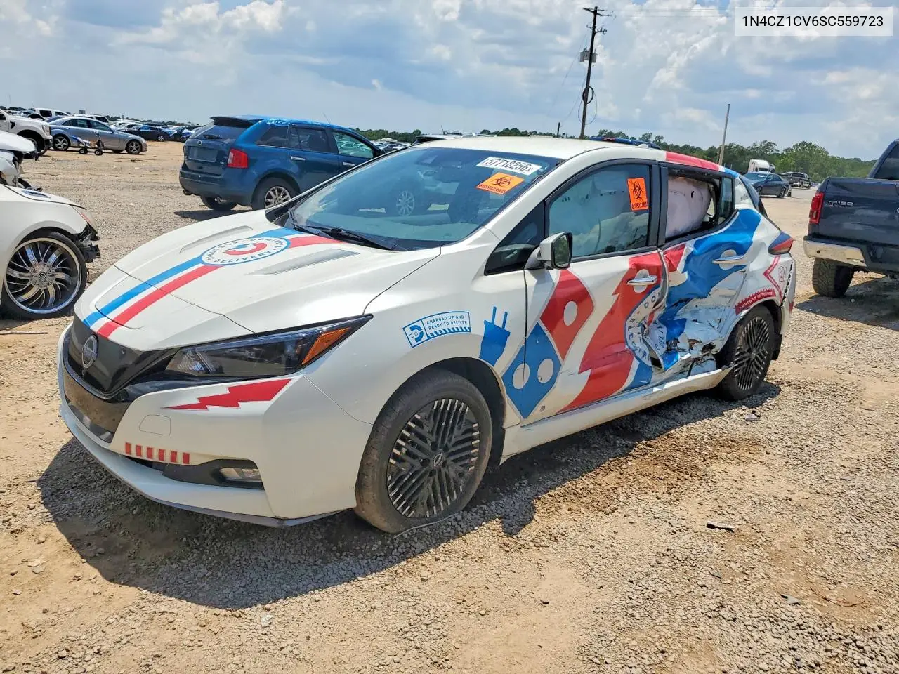 2025 Nissan Leaf Sv VIN: 1N4CZ1CV6SC559723 Lot: 57718256
