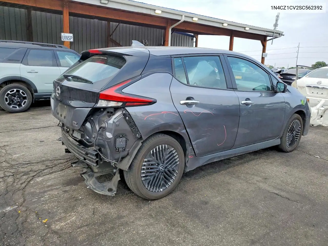 2025 Nissan Leaf Sv Plus VIN: 1N4CZ1CV2SC562392 Lot: 58226746