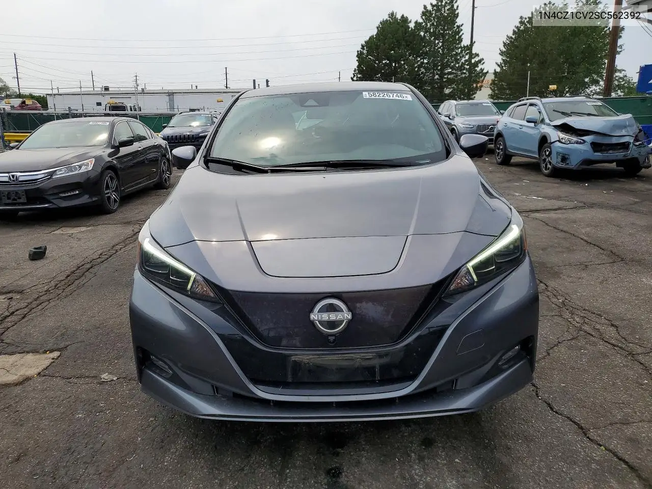 2025 Nissan Leaf Sv Plus VIN: 1N4CZ1CV2SC562392 Lot: 58226746