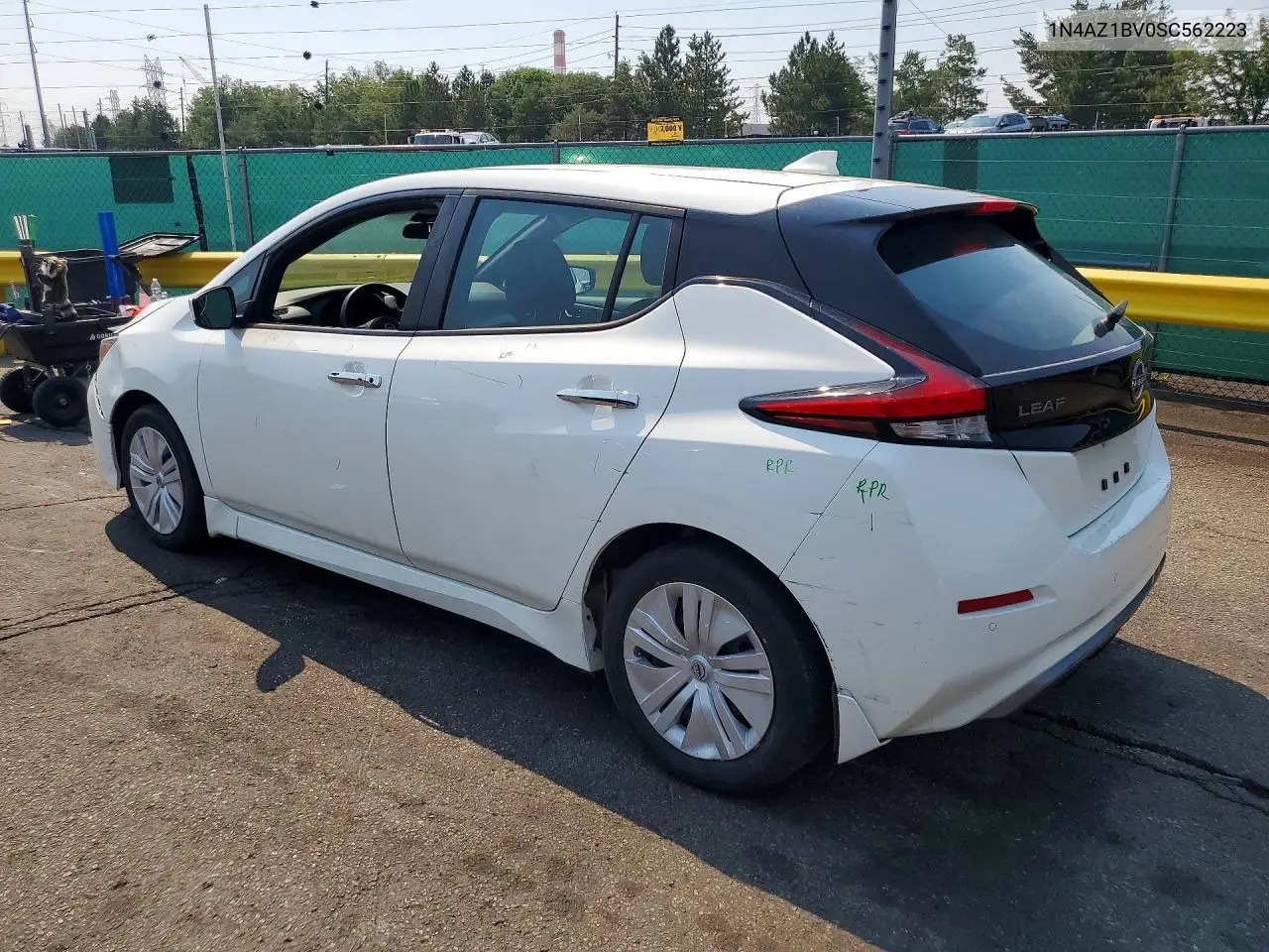 2025 Nissan Leaf S VIN: 1N4AZ1BV0SC562223 Lot: 59010716