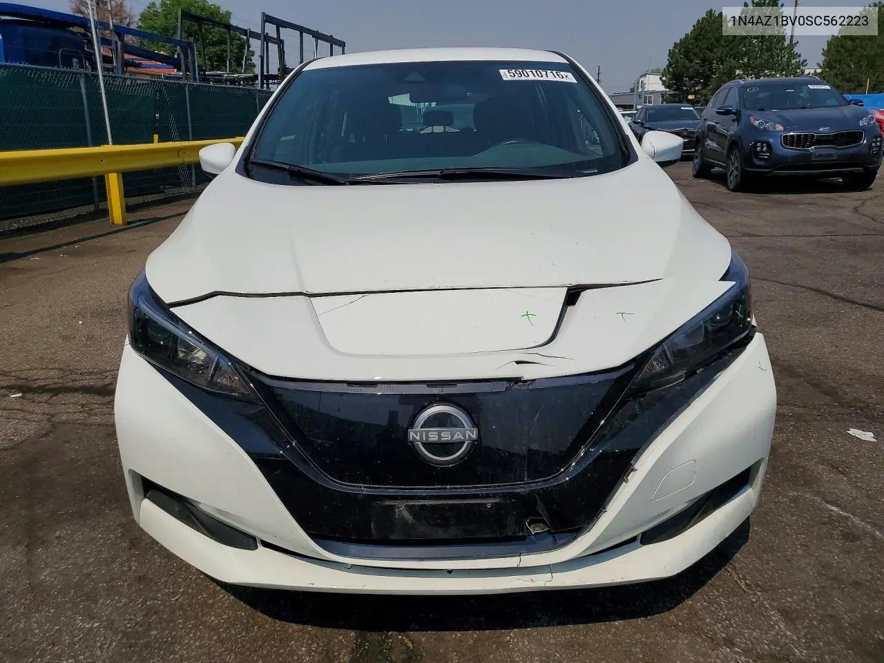 2025 Nissan Leaf S VIN: 1N4AZ1BV0SC562223 Lot: 59010716