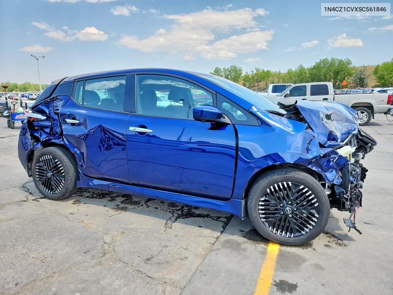 2025 Nissan Leaf Sv Plus VIN: 1N4CZ1CVXSC561846 Lot: 59604896