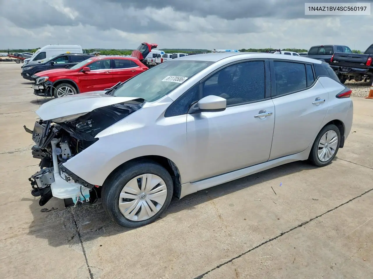 2025 Nissan Leaf S VIN: 1N4AZ1BV4SC560197 Lot: 61170586