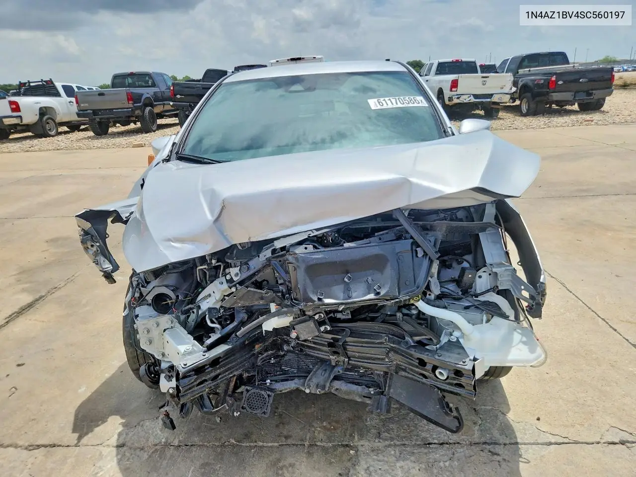 2025 Nissan Leaf S VIN: 1N4AZ1BV4SC560197 Lot: 61170586