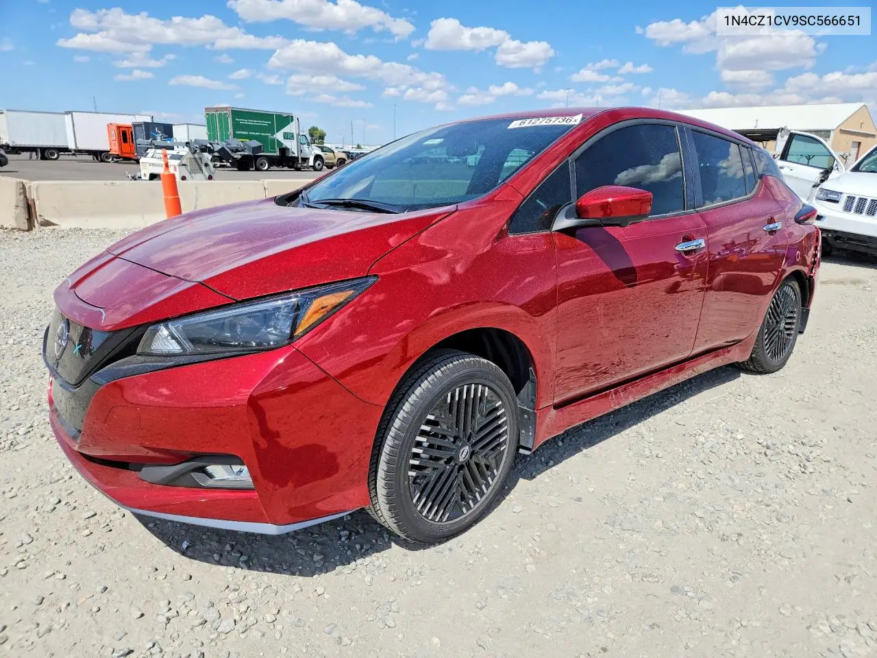 2025 Nissan Leaf Sv Plus VIN: 1N4CZ1CV9SC566651 Lot: 61275736