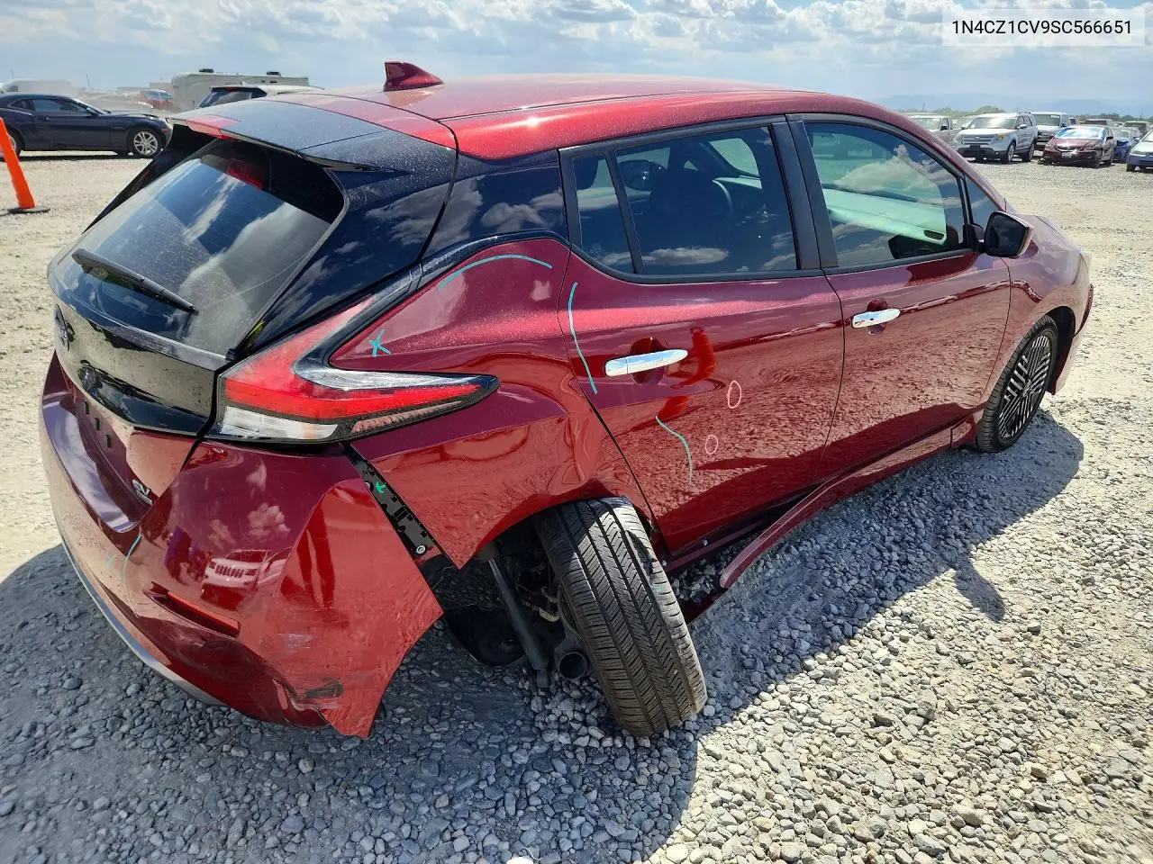 2025 Nissan Leaf Sv Plus VIN: 1N4CZ1CV9SC566651 Lot: 61275736
