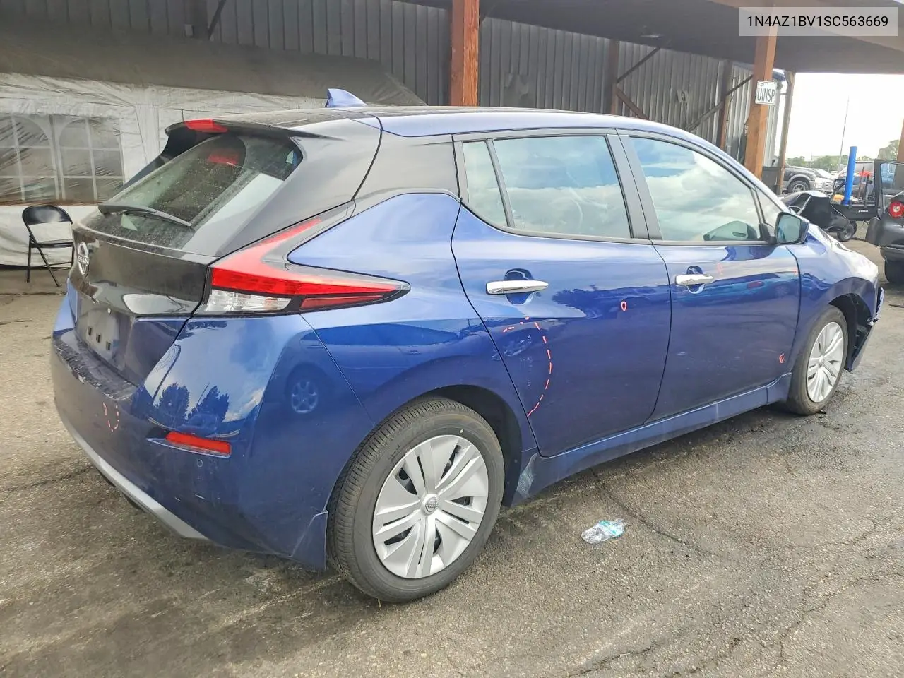 2025 Nissan Leaf S VIN: 1N4AZ1BV1SC563669 Lot: 61816736