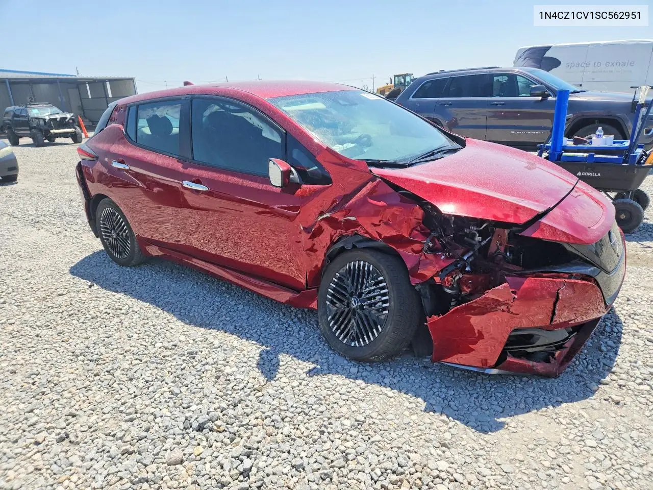 2025 Nissan Leaf Sv Plus VIN: 1N4CZ1CV1SC562951 Lot: 61872866