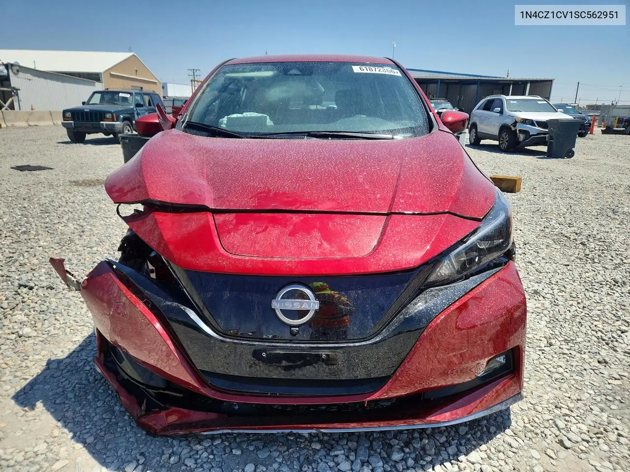 2025 Nissan Leaf Sv Plus VIN: 1N4CZ1CV1SC562951 Lot: 61872866
