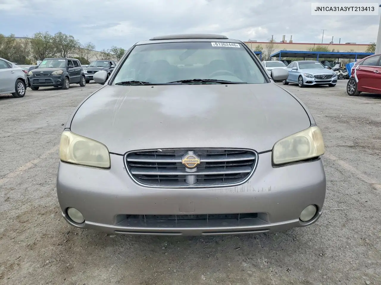 2000 Nissan Maxima Gxe VIN: JN1CA31A3YT213413 Lot: 61362446