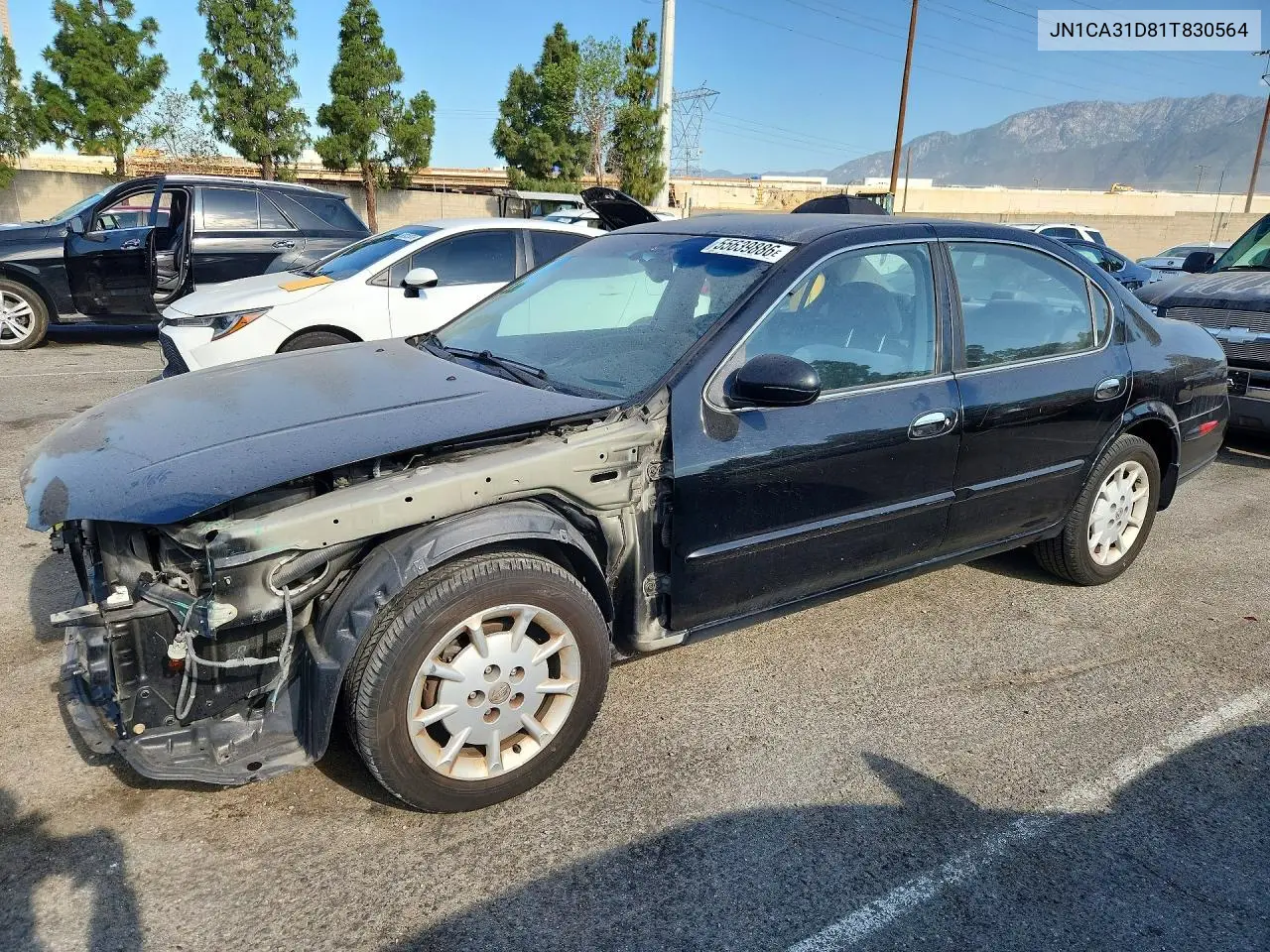 2001 Nissan Maxima Gxe VIN: JN1CA31D81T830564 Lot: 55639886