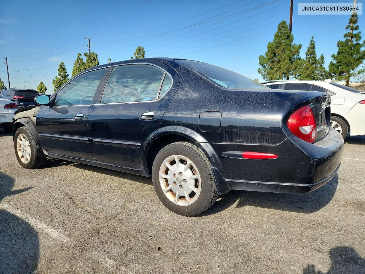 2001 Nissan Maxima Gxe VIN: JN1CA31D81T830564 Lot: 55639886