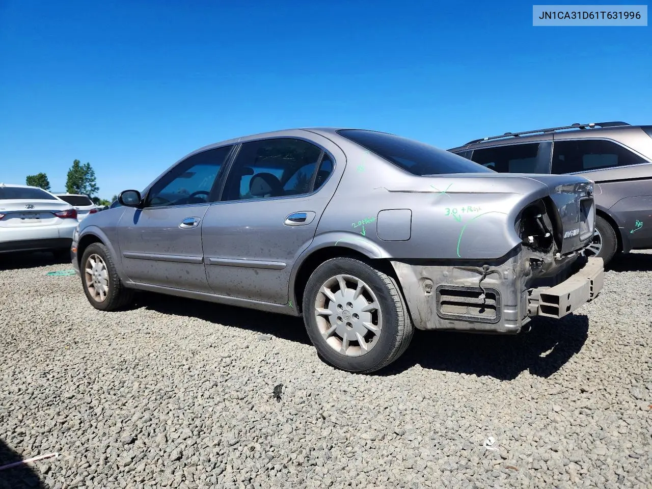 2001 Nissan Maxima Gxe VIN: JN1CA31D61T631996 Lot: 56526206