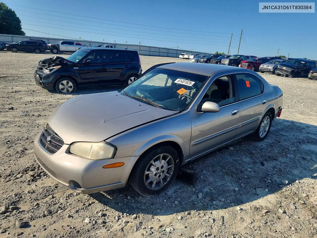 2001 Nissan Maxima Gxe VIN: JN1CA31D61T830384 Lot: 61481826
