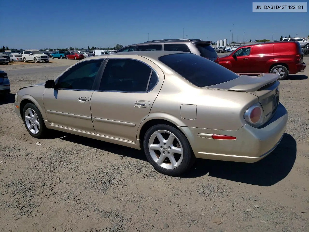 2002 Nissan Maxima Gxe VIN: JN1DA31D42T422181 Lot: 58792546